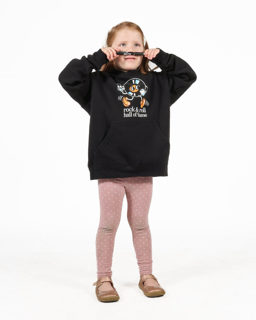 ROCK HALL GROOVE TO YOUR OWN BEAT VINYL KIDS HOODIE