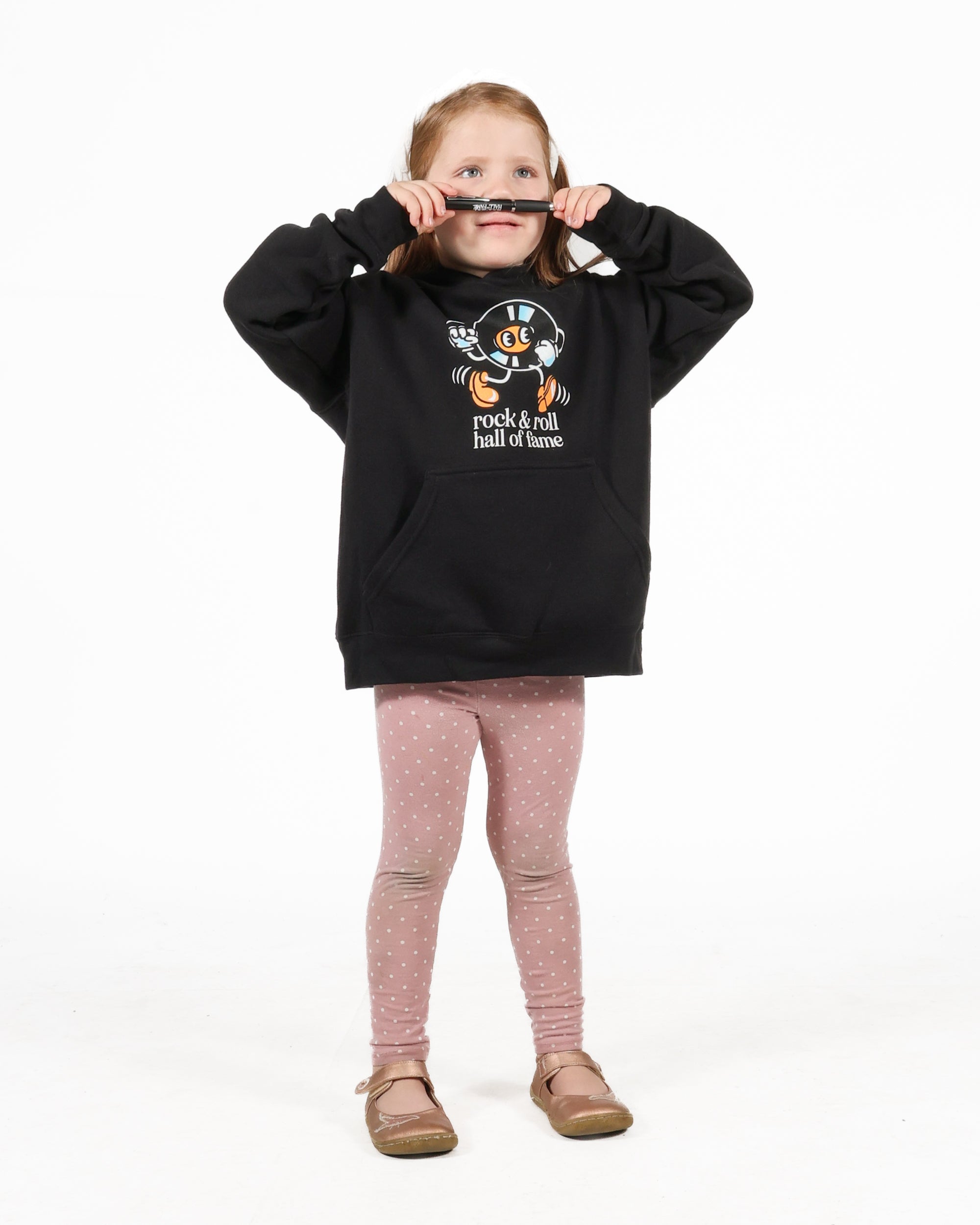 ROCK HALL GROOVE TO YOUR OWN BEAT VINYL KIDS HOODIE