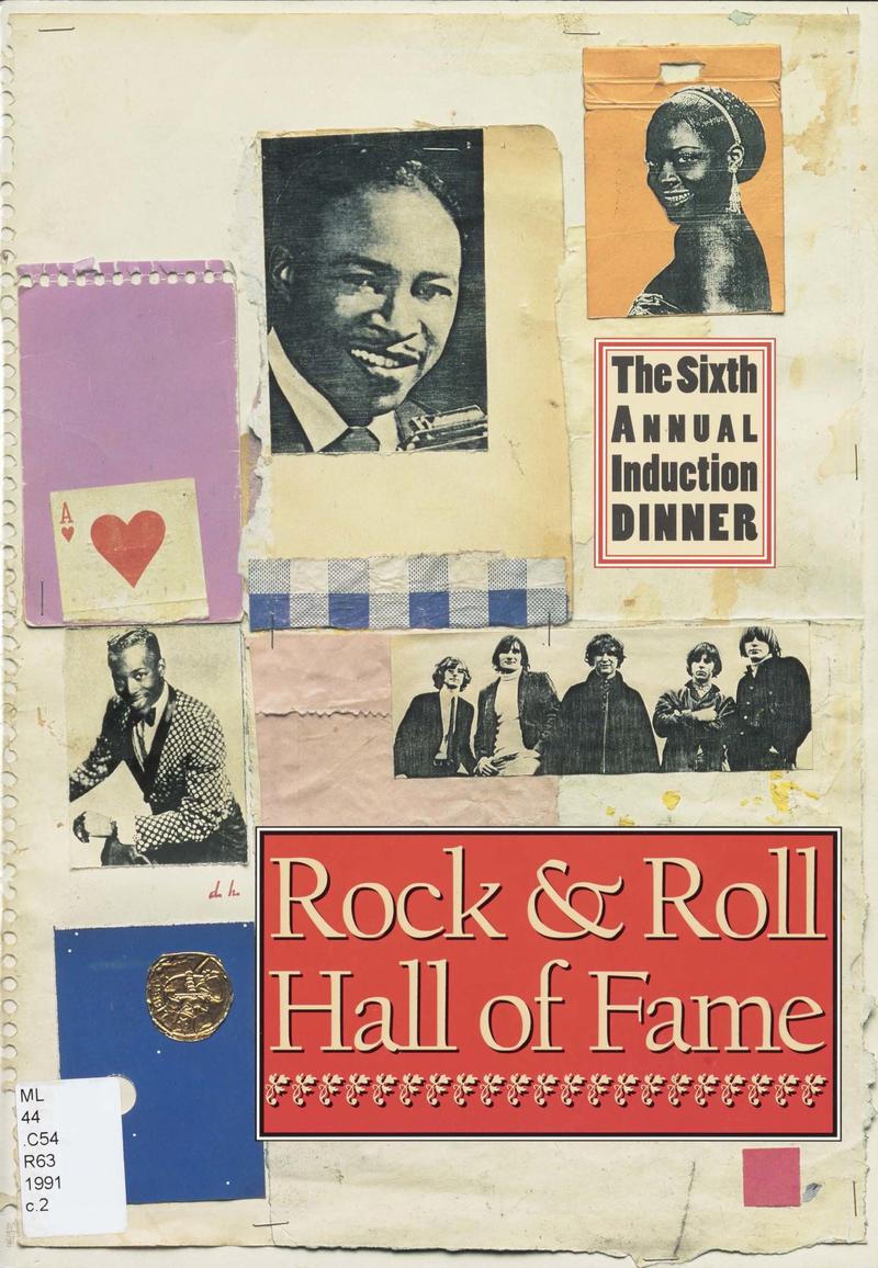 ROCK HALL 1991 - INDUCTION PROGRAM