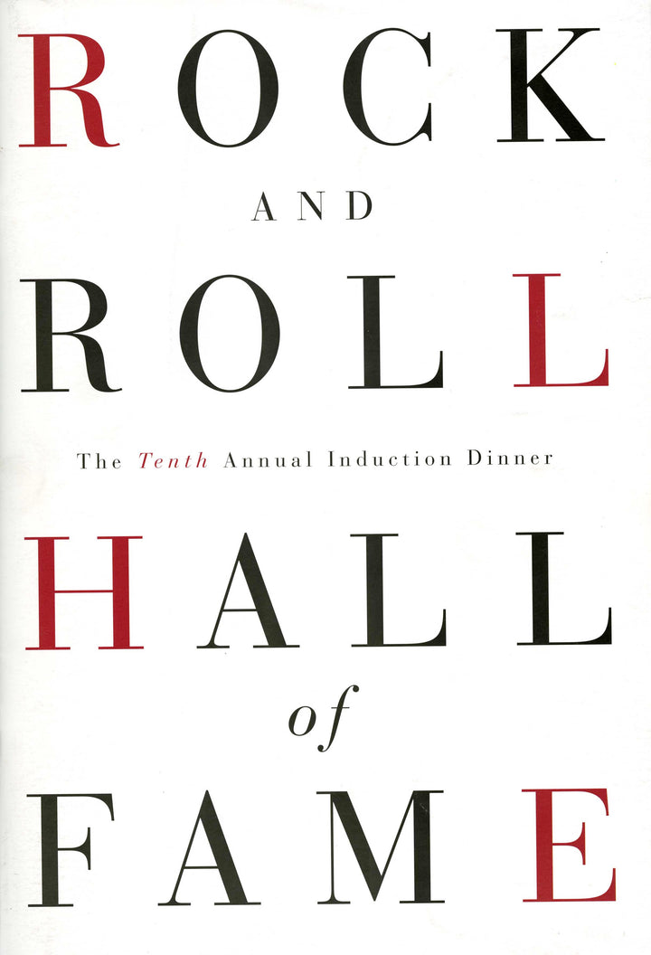 INDUCTION PROGRAMS – Rock & Roll Hall of Fame Museum Store