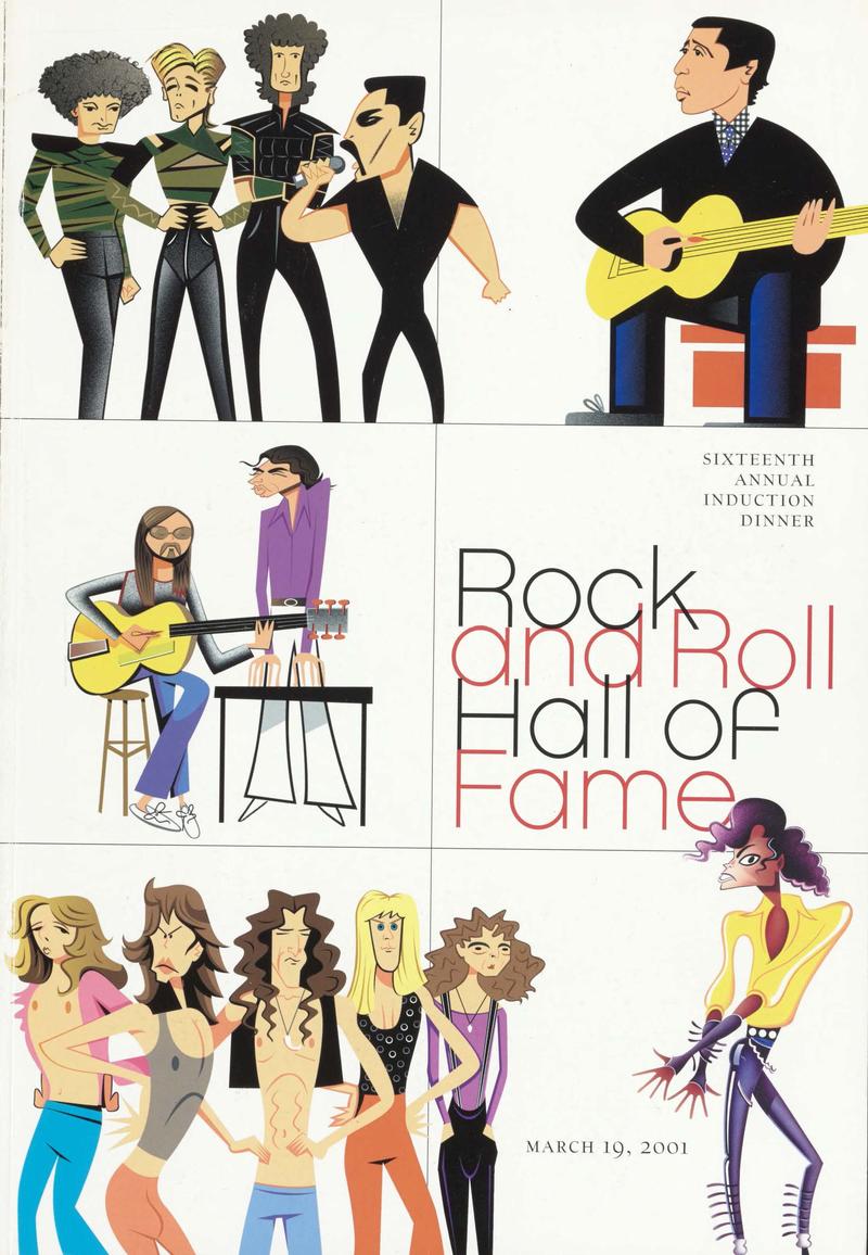 ROCK HALL 2001 - INDUCTION PROGRAM