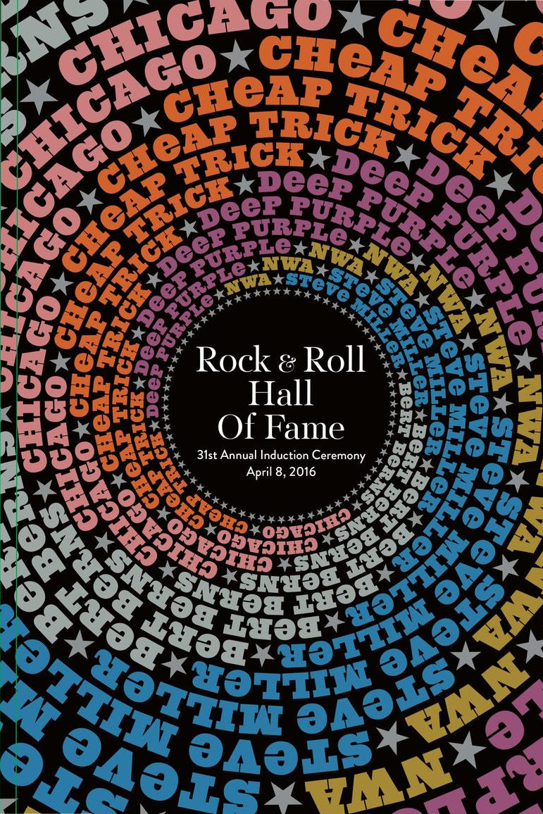 ROCK HALL 2016 - INDUCTION PROGRAM