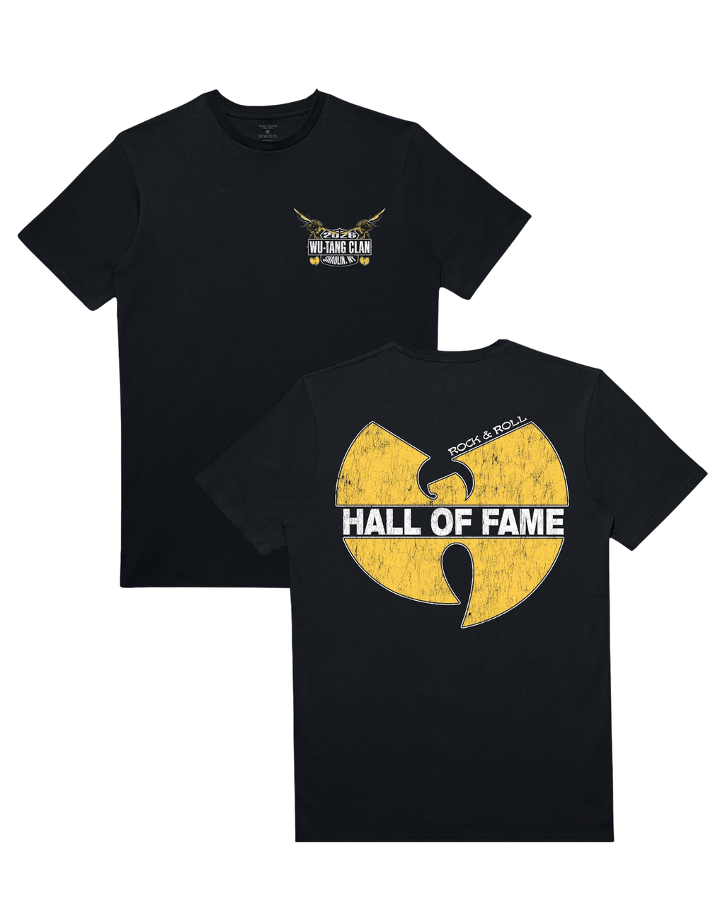 ROCK HALL 2026 x WU-TANG CLAN BLACK INDUCTION T-SHIRT