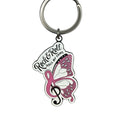 ROCK HALL BUTTERFLY CLEF KEYRING