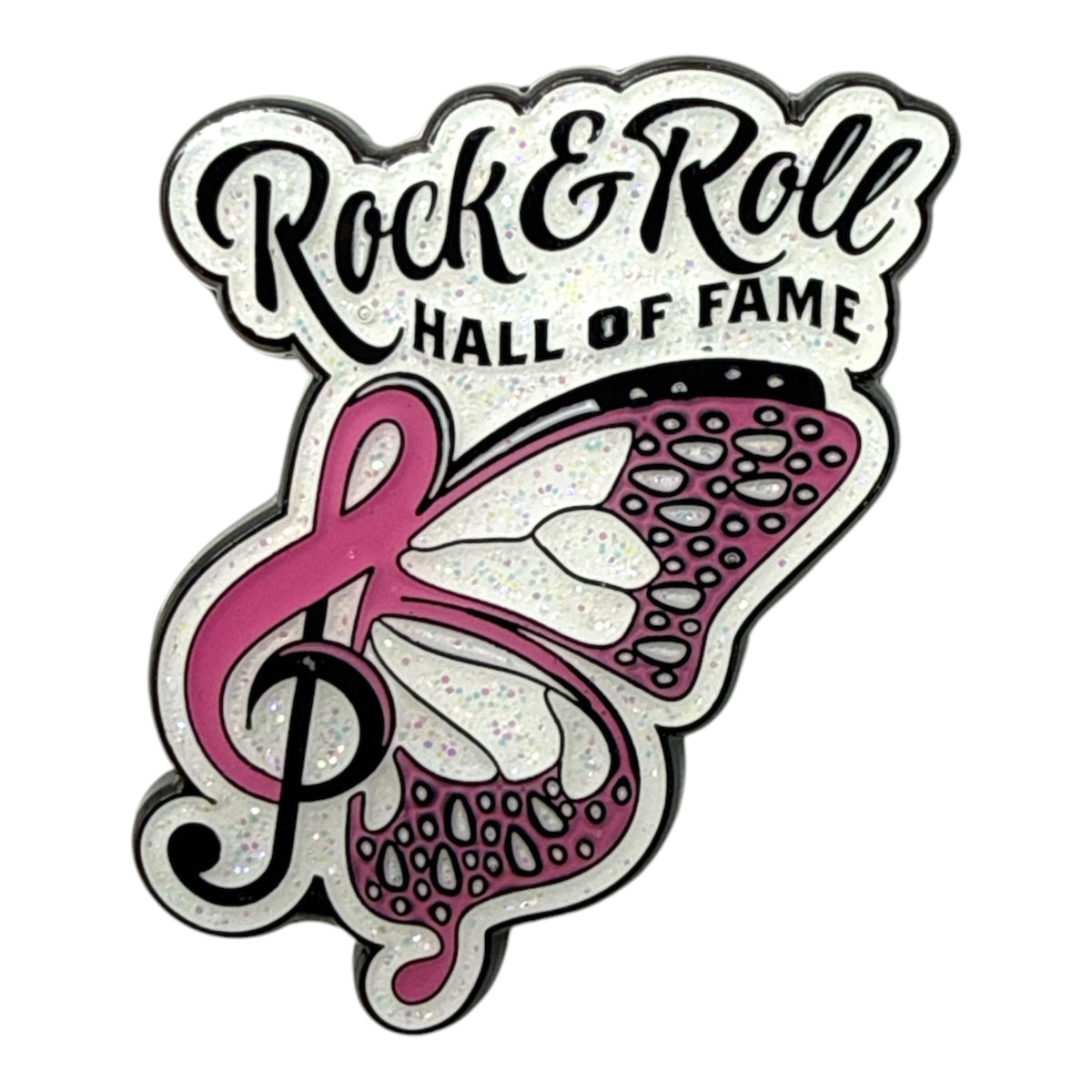 ROCK HALL  BUTTERFLY CLEF PIN