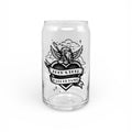 ROCK HALL CHERUB HEART SODA GLASS