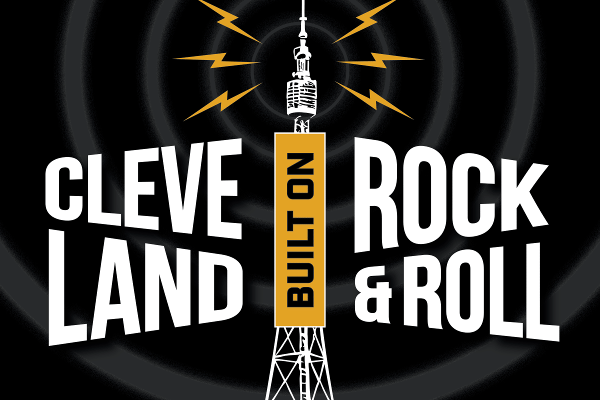 ROCK HALL CLEVELAND BUILT ON ROCK AND ROLL TOWER POSTCARD