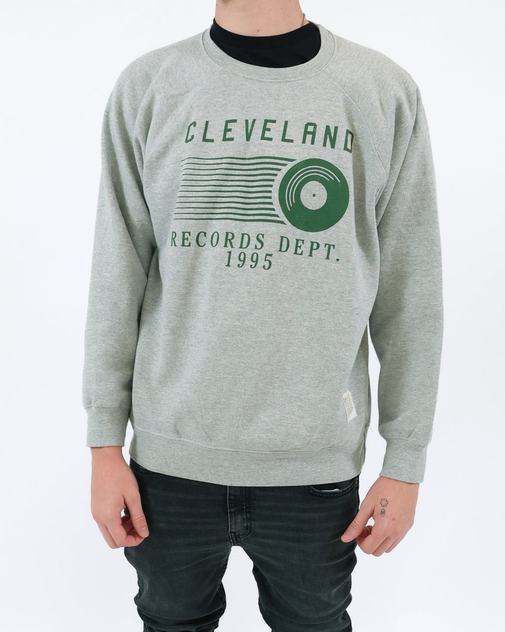 ROCK HALL CLEVELAND RECORD DEPT. PULLOVER CREW