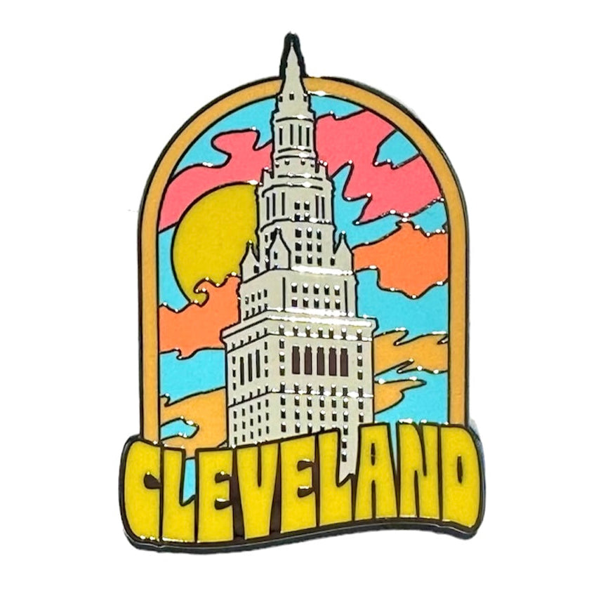 ROCK HALL CLEVELAND SUNSET MAGNET