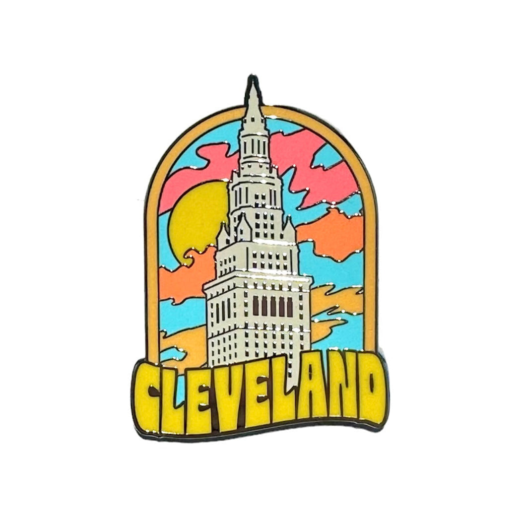 ROCK HALL CLEVELAND SUNSET PIN