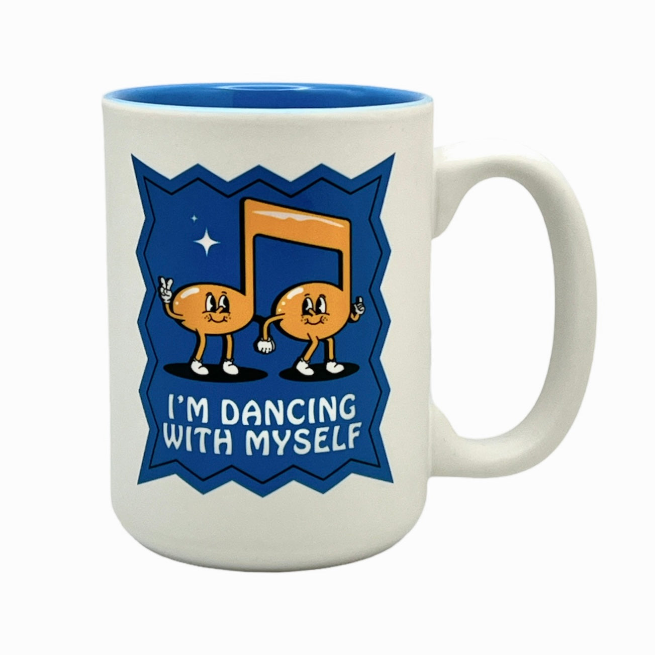 ROCK HALL DANCING WITH MYSELF MUG