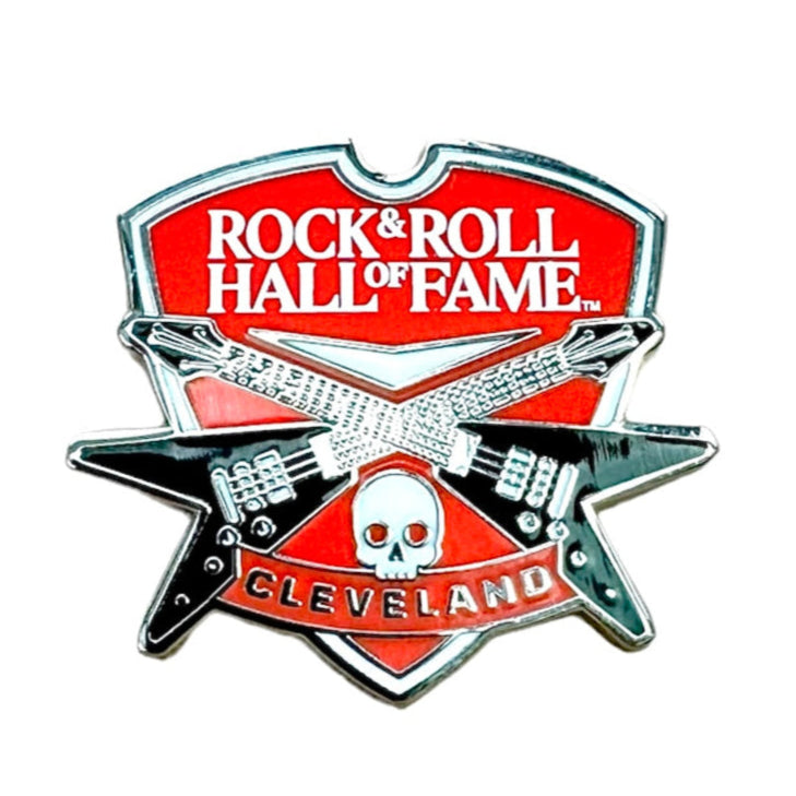 ROCK HALL FLYING V CREST PIN