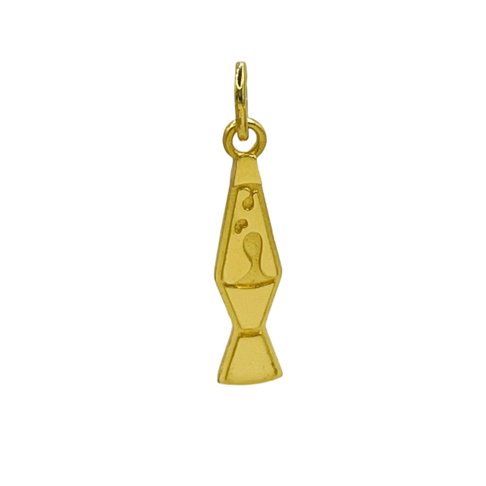 ROCK HALL GOLD PLATED LAVA LAMP CHARM