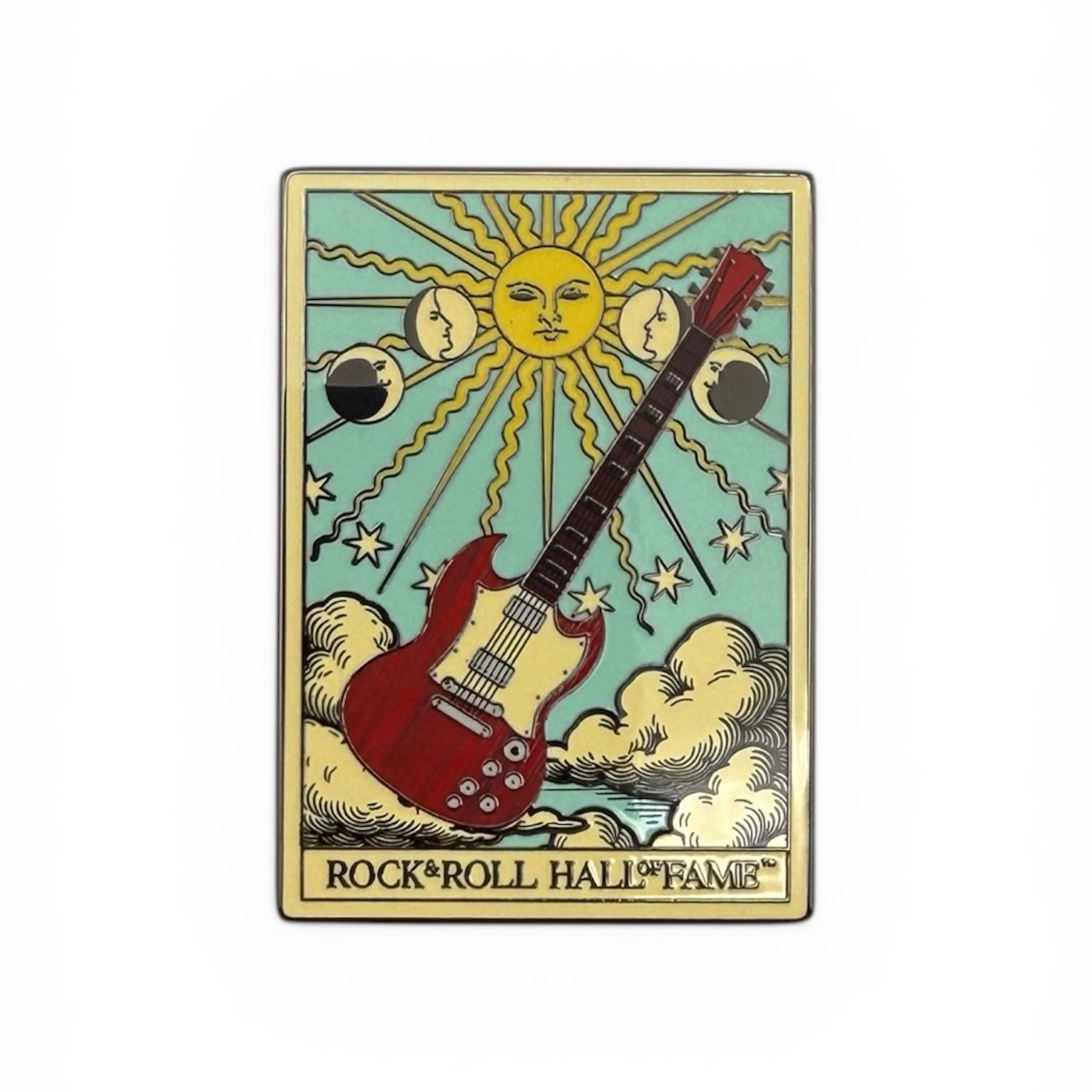 ROCK HALL GUITAR TAROT MAGNET