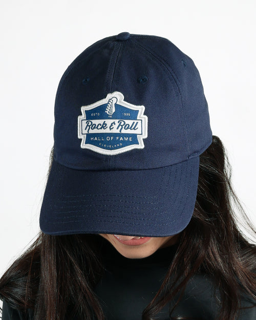 ROCK HALL NAVY HEADSTOCK HAT