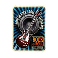 ROCK HALL HOME OF ROCK AND ROLL SPEAKER MAGNET