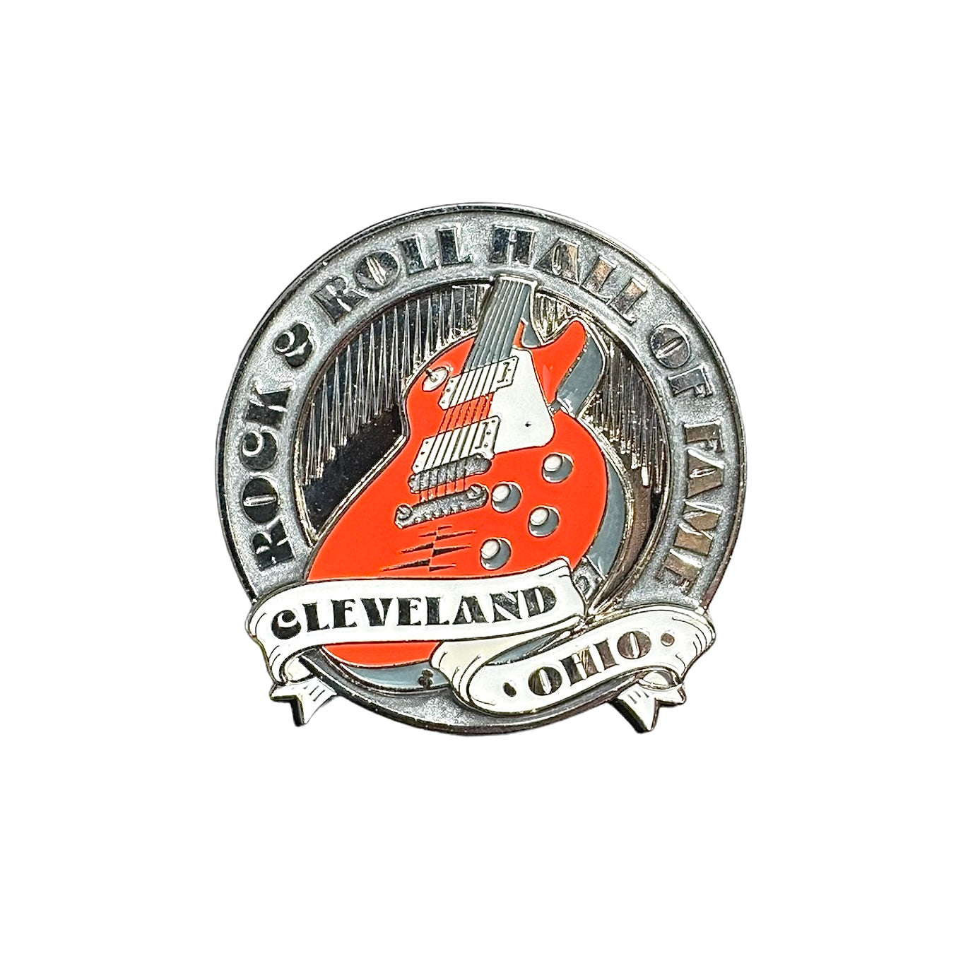 ROCK HALL LAYERED GUITAR PIN