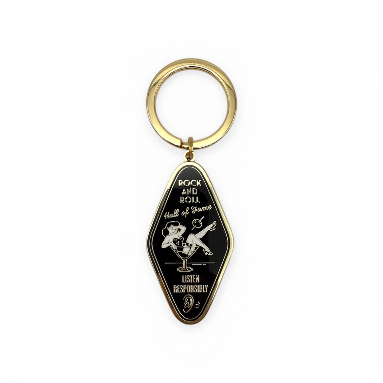 ROCK HALL MARTINI ROOM KEYRING
