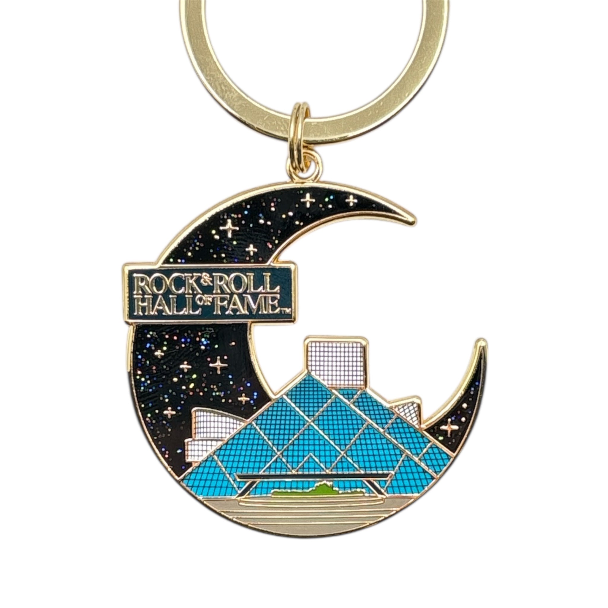 ROCK HALL MOON DANGLE KEYRING