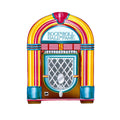 ROCK HALL NEON JUKEBOX RAISED MAGNET