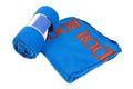 ROCK HALL POLAR FLEECE THROWS BLUE AND ORANGE