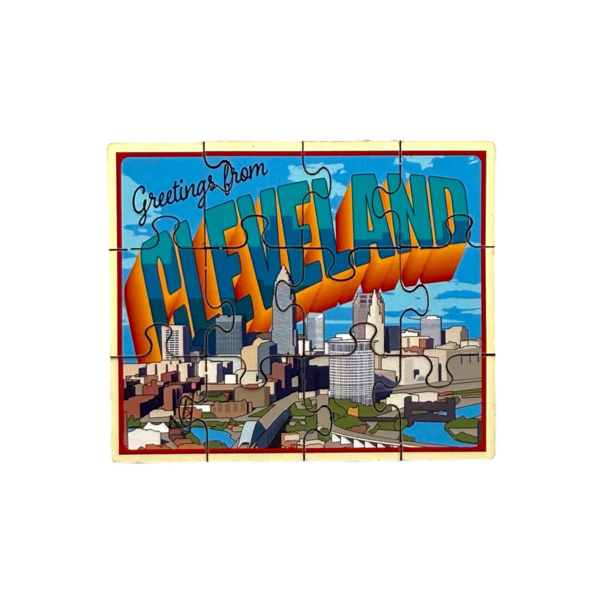 ROCK HALL POSTCARD PUZZLE MAGNET