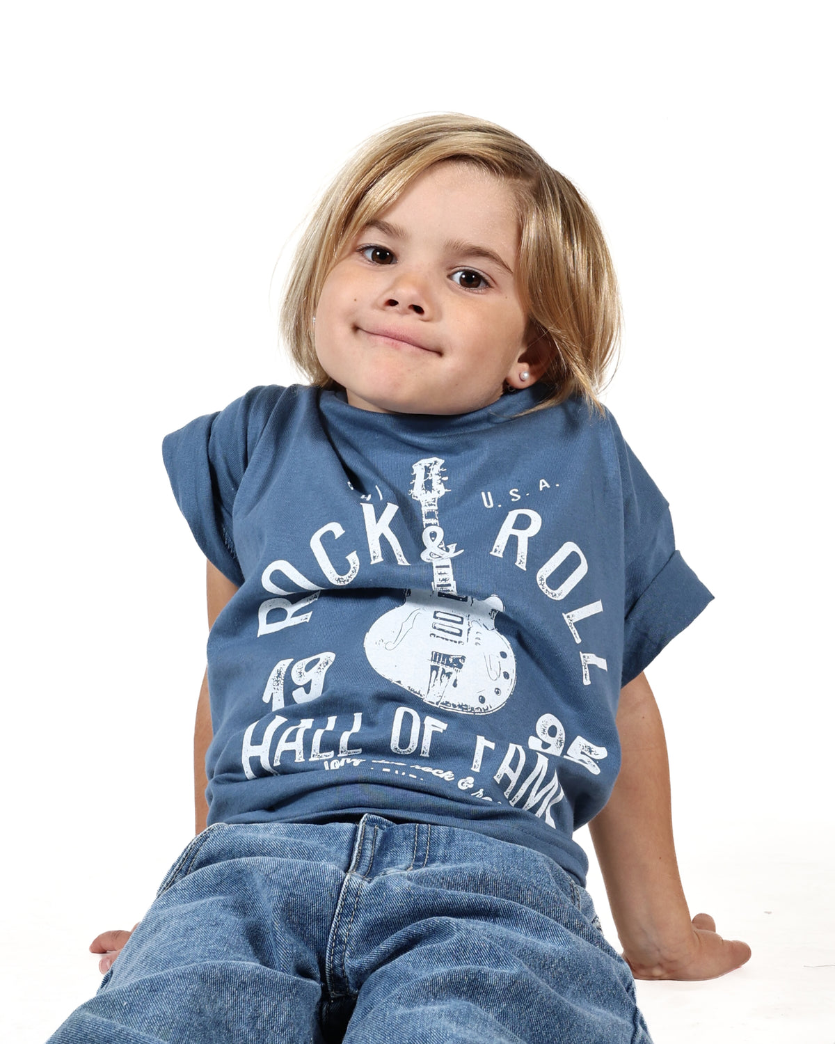 ROCK HALL PREPPY GUITAR KIDS T-SHIRT