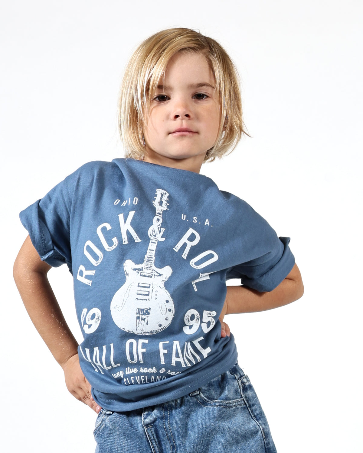 ROCK HALL PREPPY GUITAR KIDS T-SHIRT