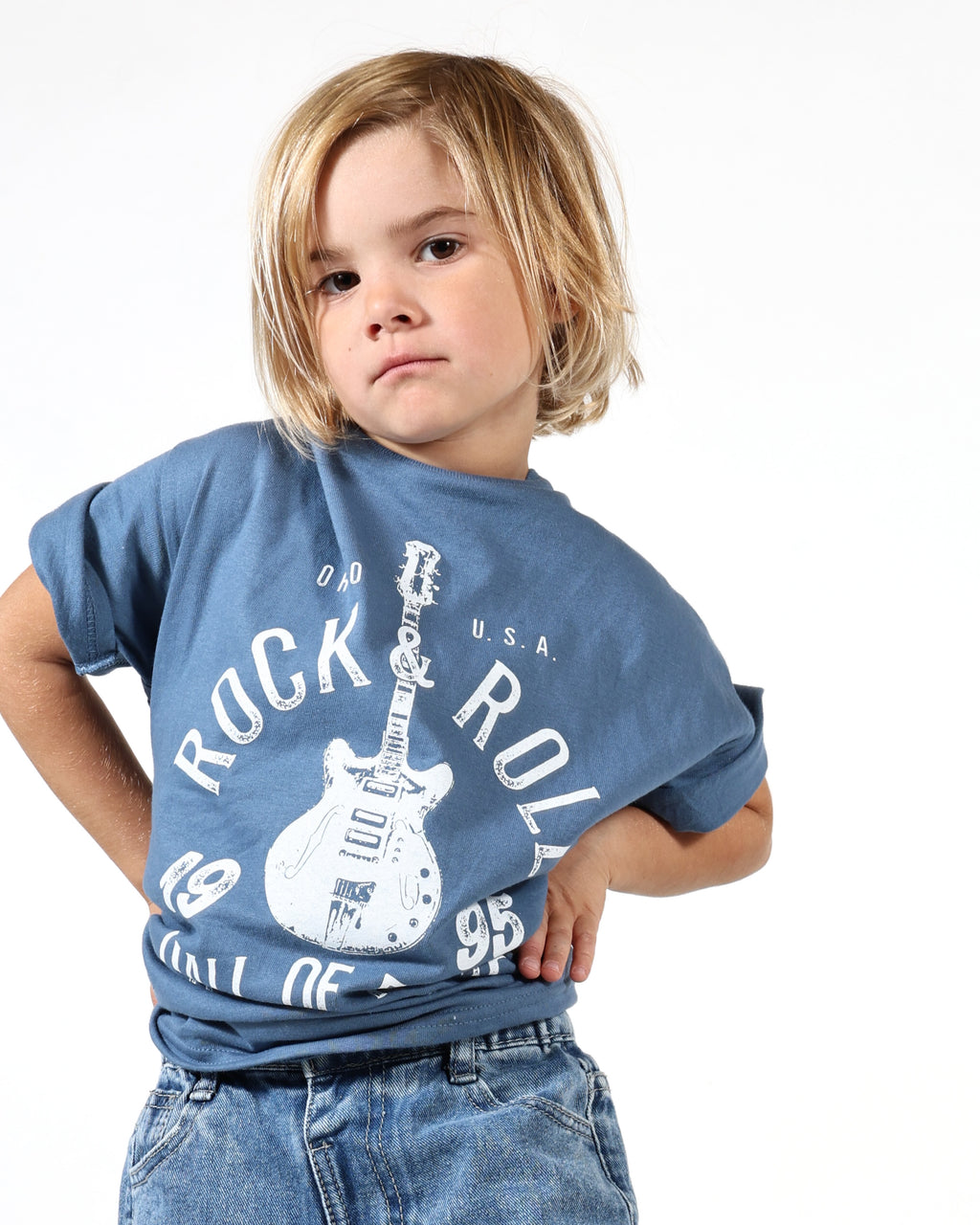 ROCK HALL PREPPY GUITAR KIDS T-SHIRT