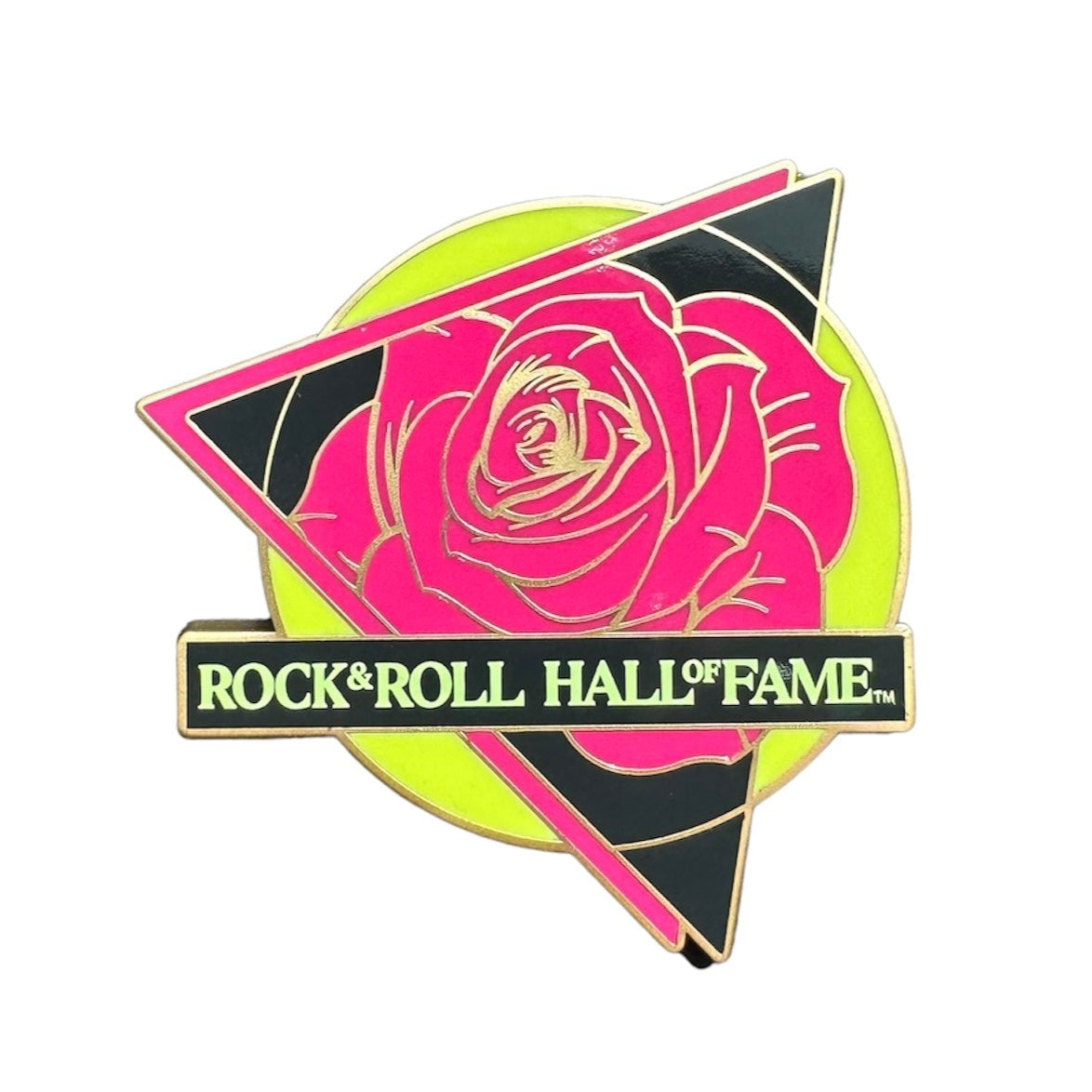 ROCK HALL RETRO ROSE PIN