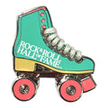 ROCK HALL ROLLER SKATE SPINNER PIN