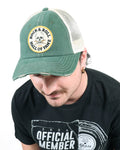 ROCK HALL SKULL & DRUMSTICKS HAT