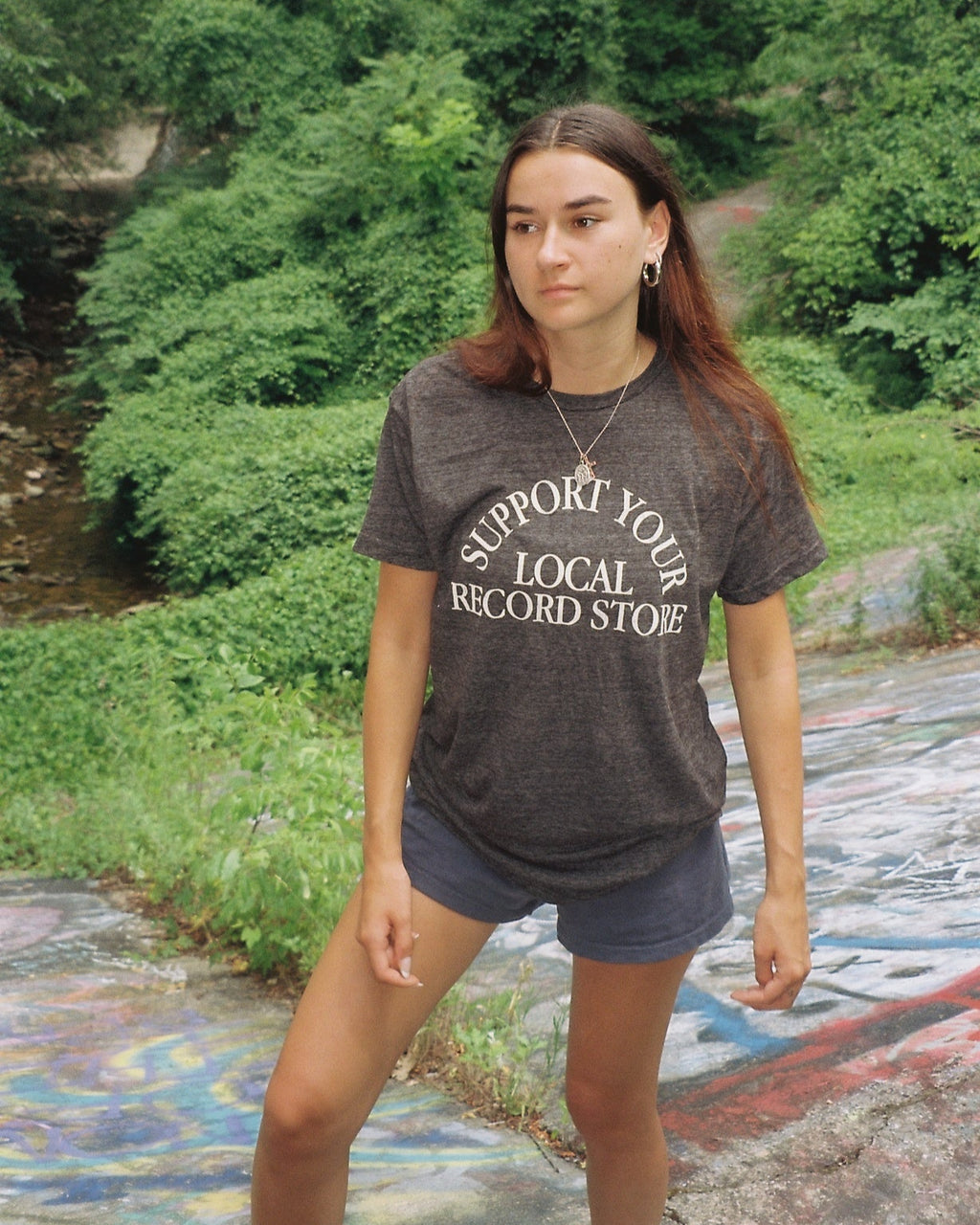 ROCK HALL SUPPORT YOUR LOCAL RECORD STORE T-SHIRT