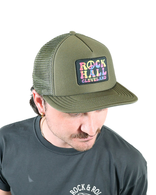 ROCK HALL TIE DYE PATCH HAT