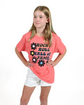 ROCK HALL TOSSED VINYL FLOWERS YOUTH T-SHIRT