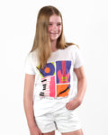 CAMISETA JUVENIL CON GIROS DE ROCK HALL