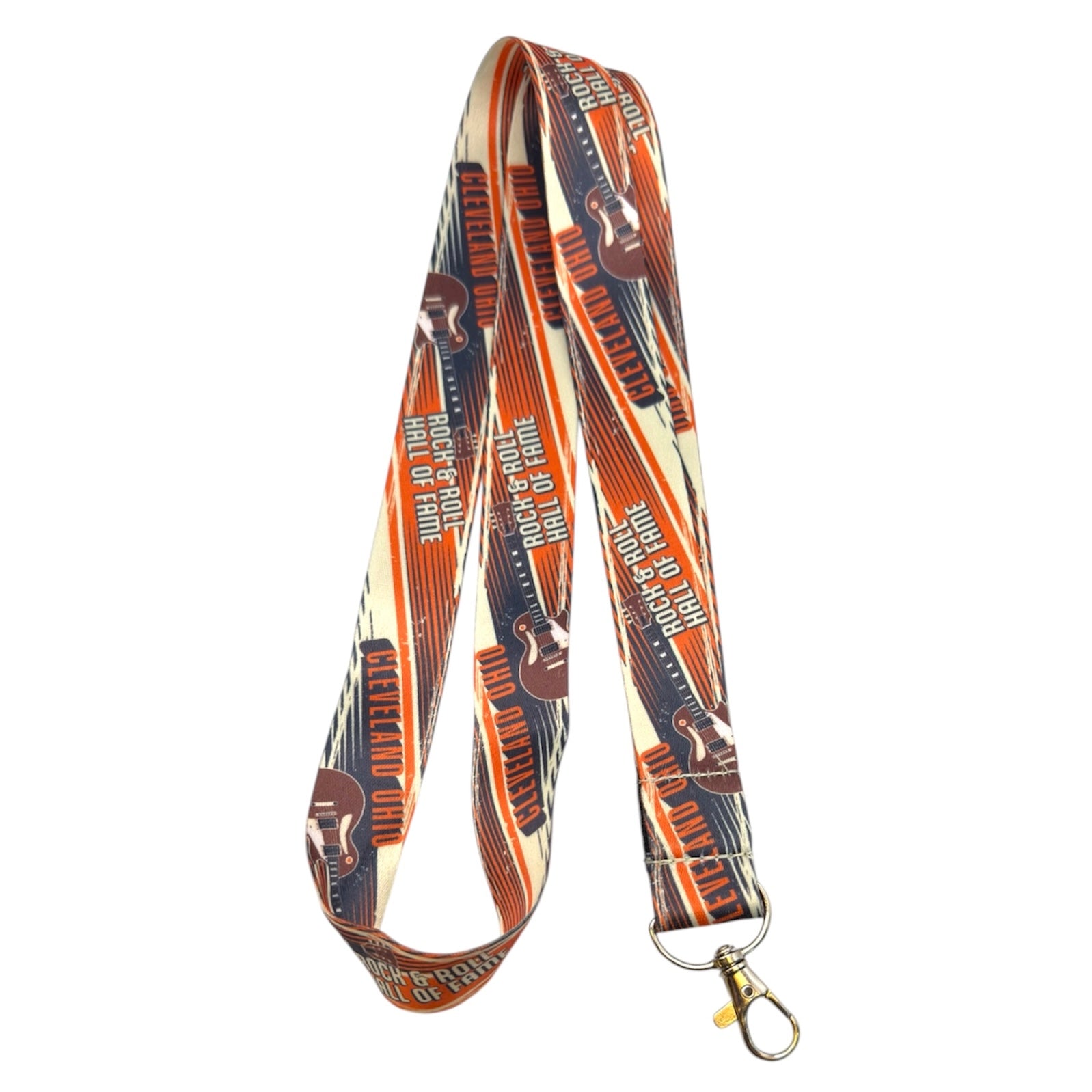 ROCK HALL VINTAGE STRIPES GUITAR LANYARD