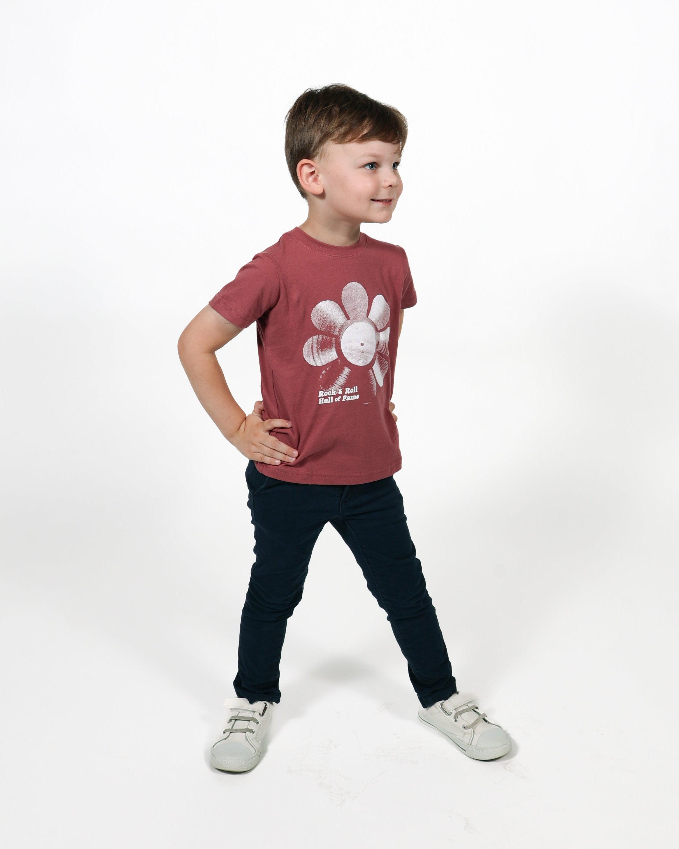 ROCK HALL VINYL FLOWER TODDLER T-SHIRT