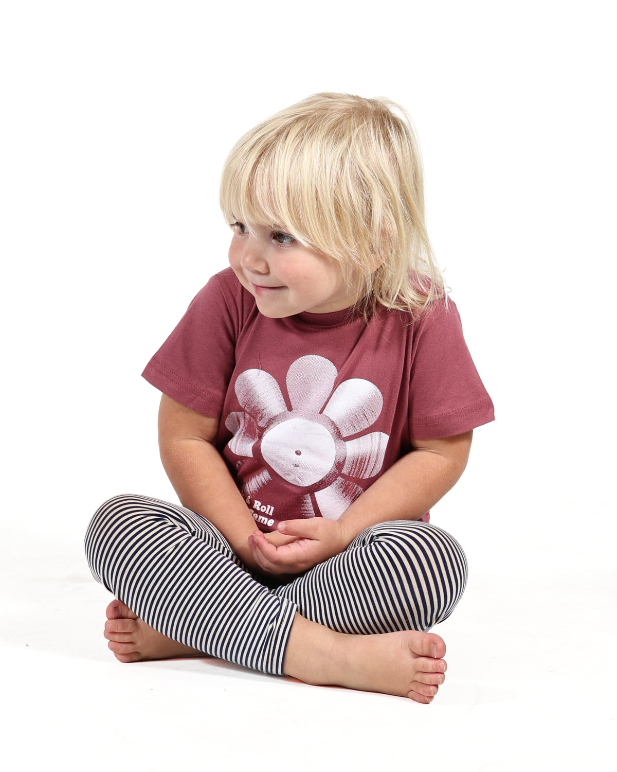 ROCK HALL VINYL FLOWER TODDLER T-SHIRT