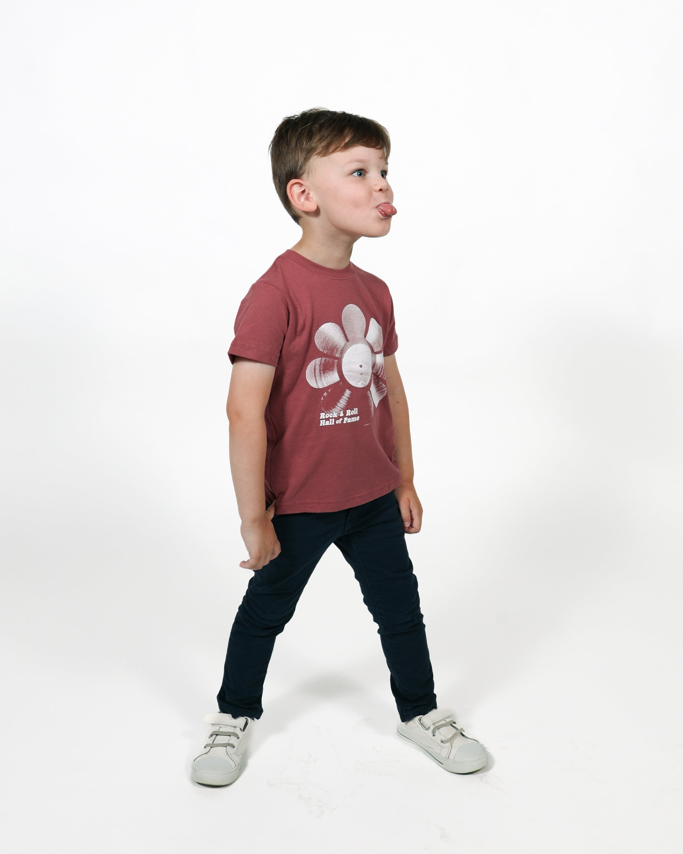 ROCK HALL VINYL FLOWER TODDLER T-SHIRT