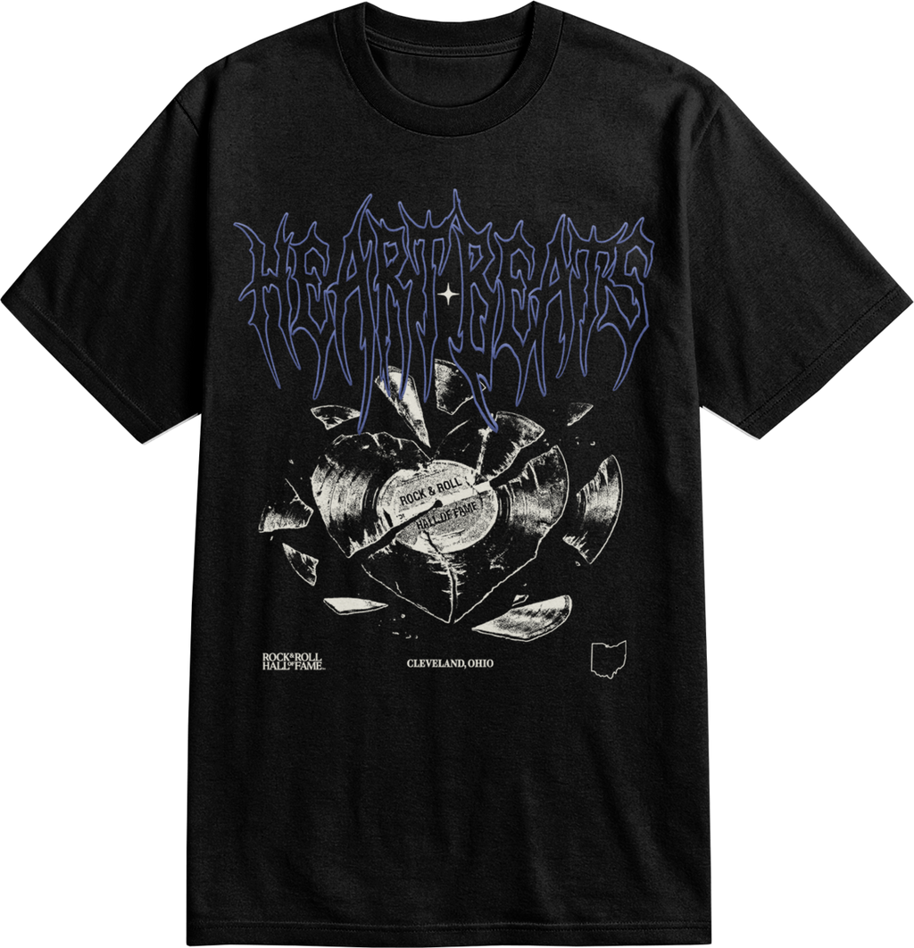 ROCK HALL VINYL HEART BEATS T-SHIRT