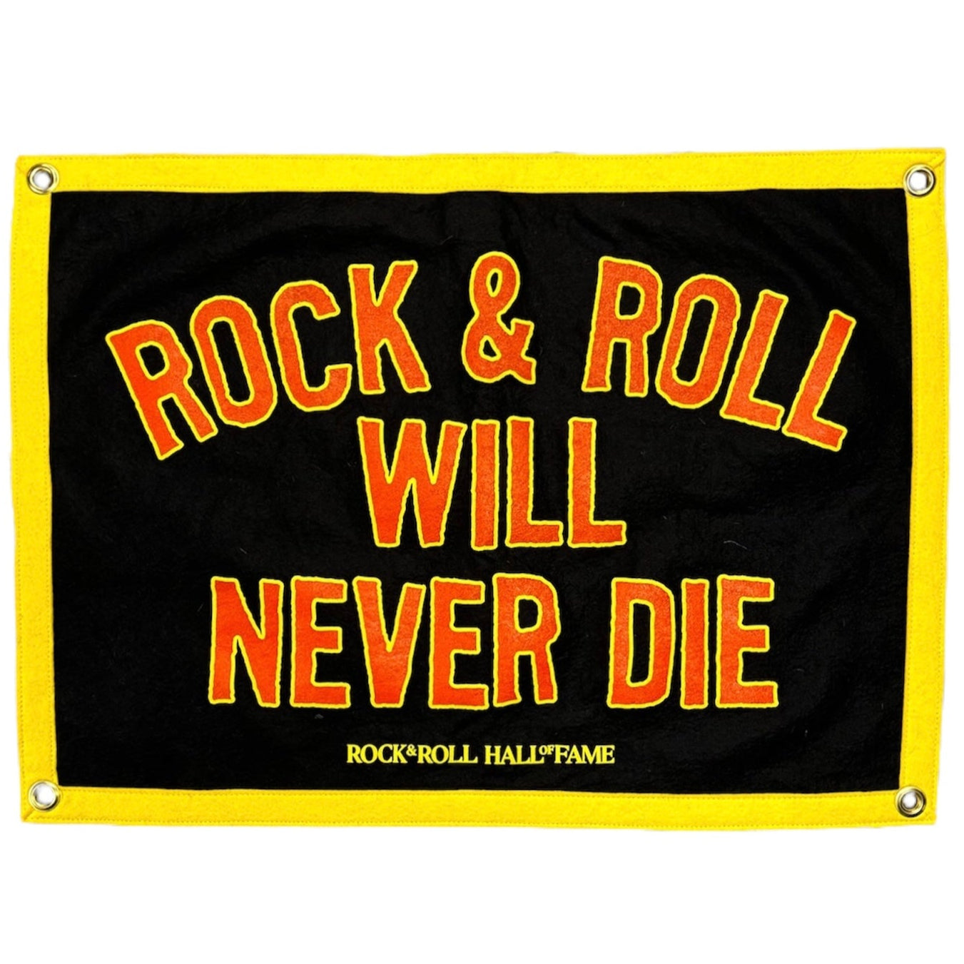 ROCK HALL WILL NEVER DIE CAMP FLAG