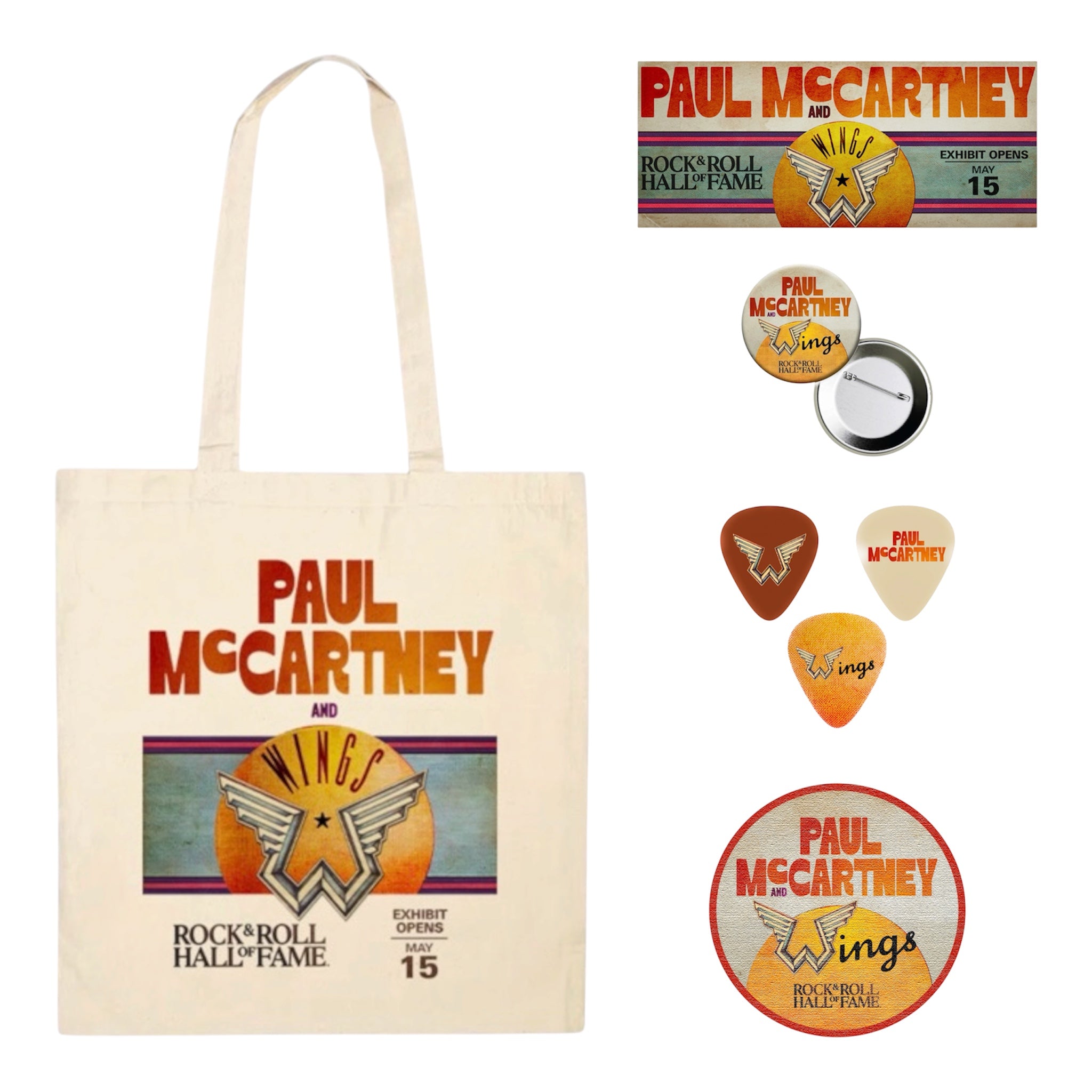 ROCK HALL x PAUL MCCARTNEY AND WINGS - EXHIBIT BUNDLE