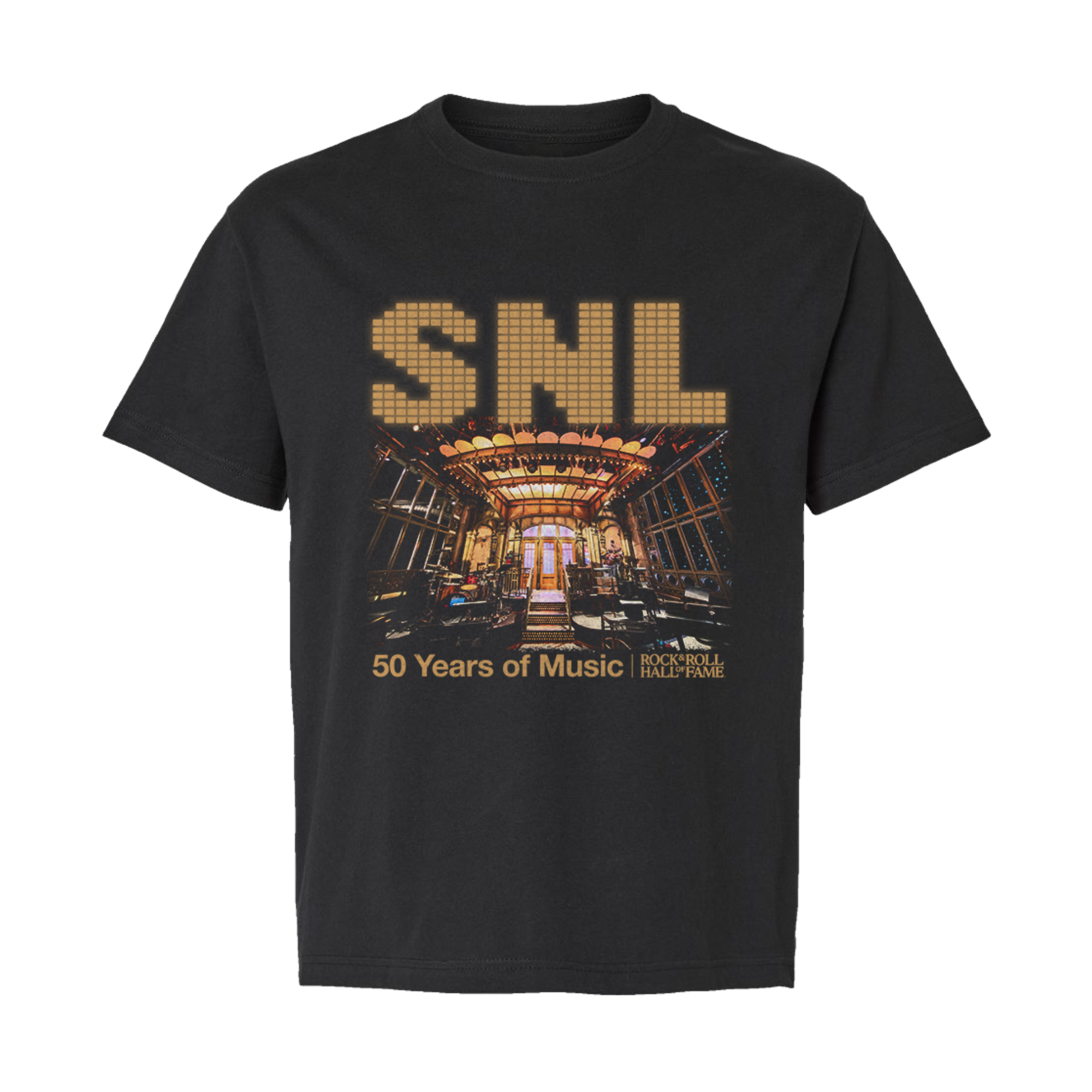 ROCK HALL x SNL - 50 YEARS OF MUSIC ENCYCLOPEDIA UNISEX T-SHIRT