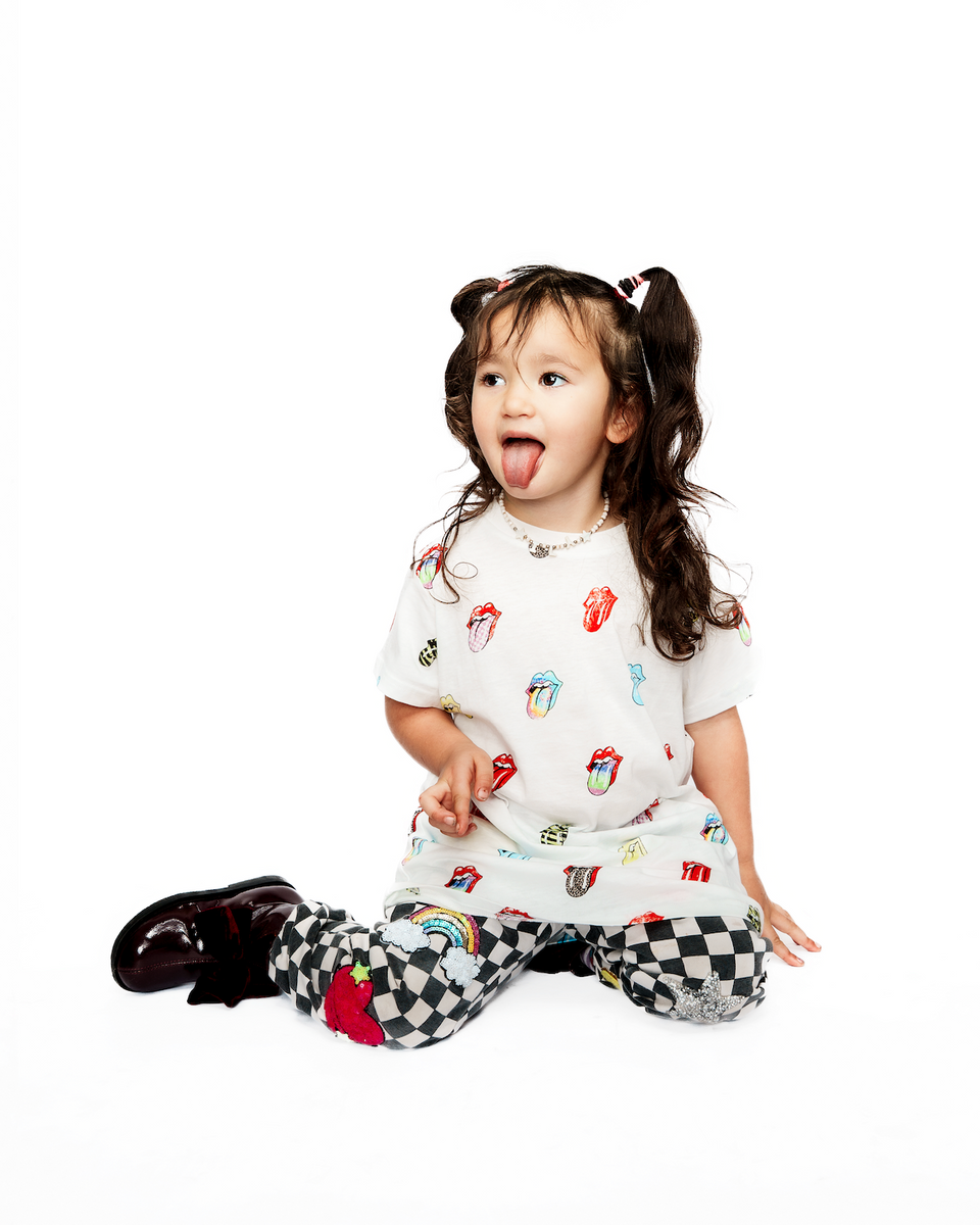 ROLLING STONES LOGO KIDS T-SHIRT DRESS