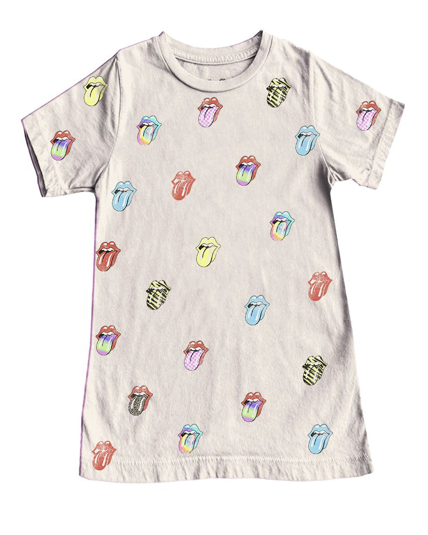 ROLLING STONES - LOGO KIDS T-SHIRT DRESS