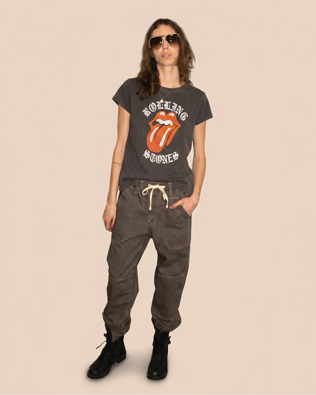 ROLLING STONES - OLD ENGLISH TEE