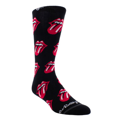 THE ROLLING STONES - ALL OVER RED TONGUES CREW SOCK