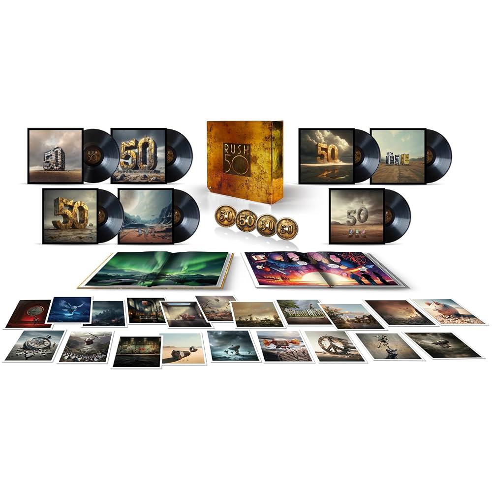 RUSH 50 SUPER DELUXE BOXED SET 7 LP + 4 CD