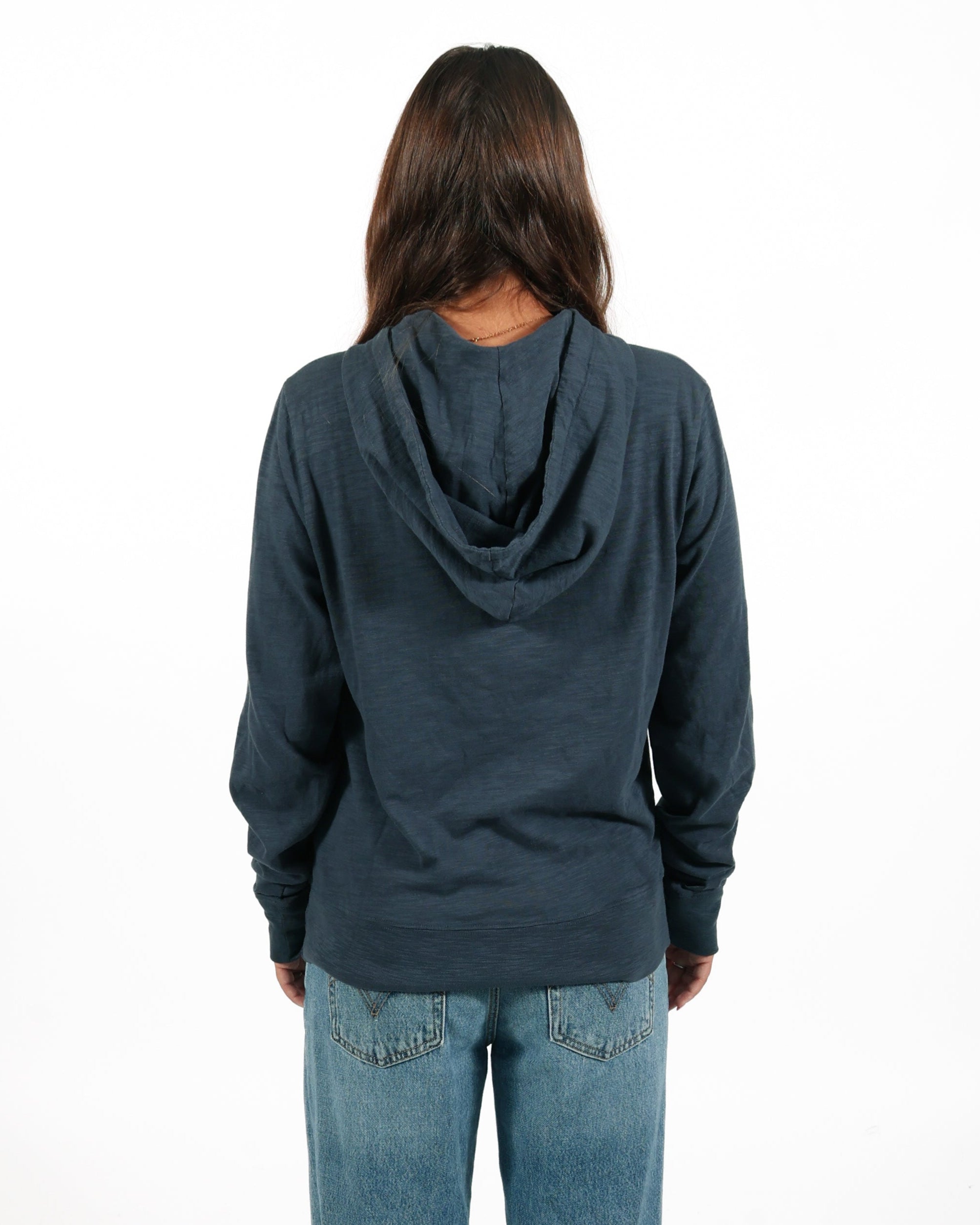 ROCK HALL NAVY LIGHTNING LOGO PULLOVER HOODIE